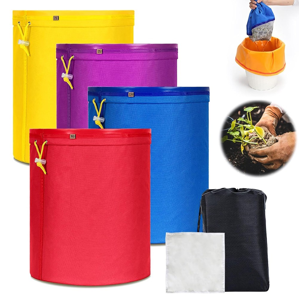 2X(4 Pack Bags, Bag Set, Screen and Storage Bag, Plant Growth Bag,8150