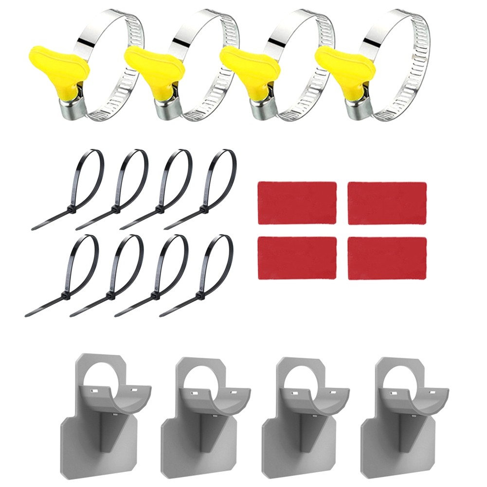 3X(Gray Swimming Pool Pipe Holders–Pool Hoses& for Above Ground Pool4970