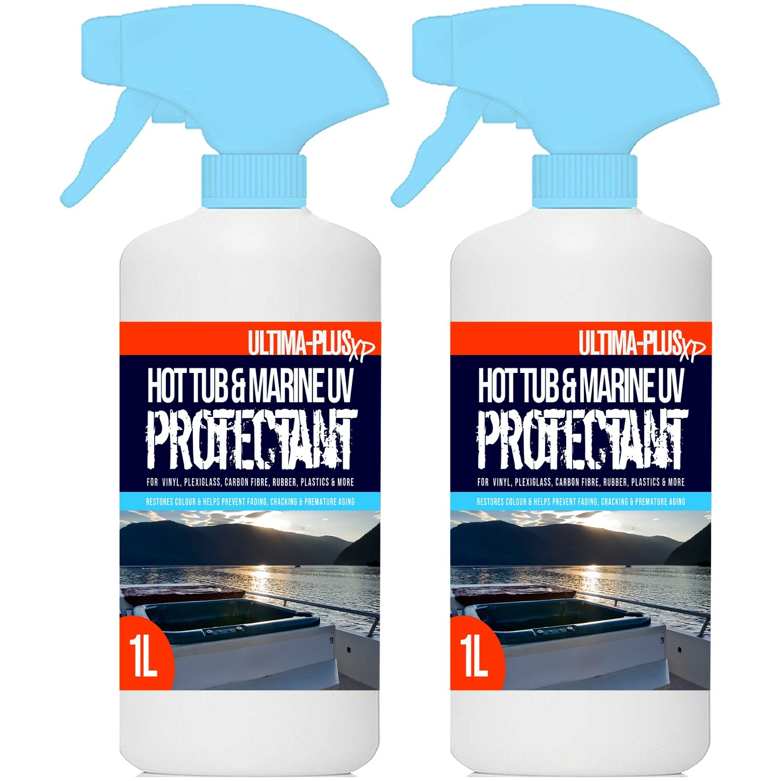 Ultima Plus XP Hot Tub & Marine UV Protect Spray Boats Car Dirt Repellent 2L