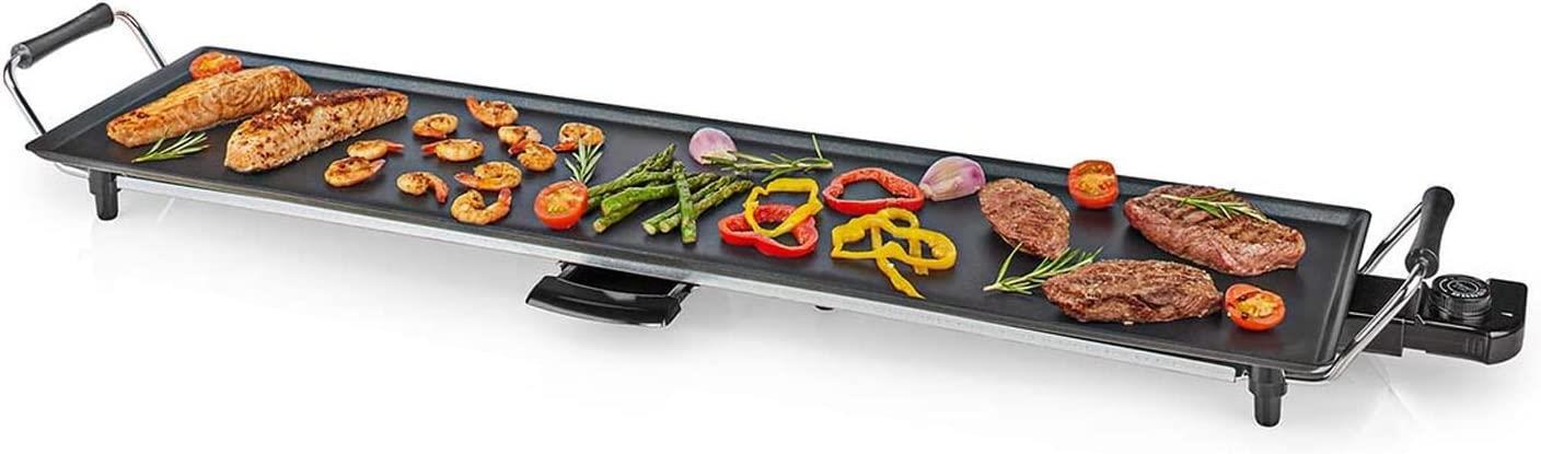 90cm XXL Electric Teppanyaki Grill Plate, Large Non-Stick Table Top Griddle