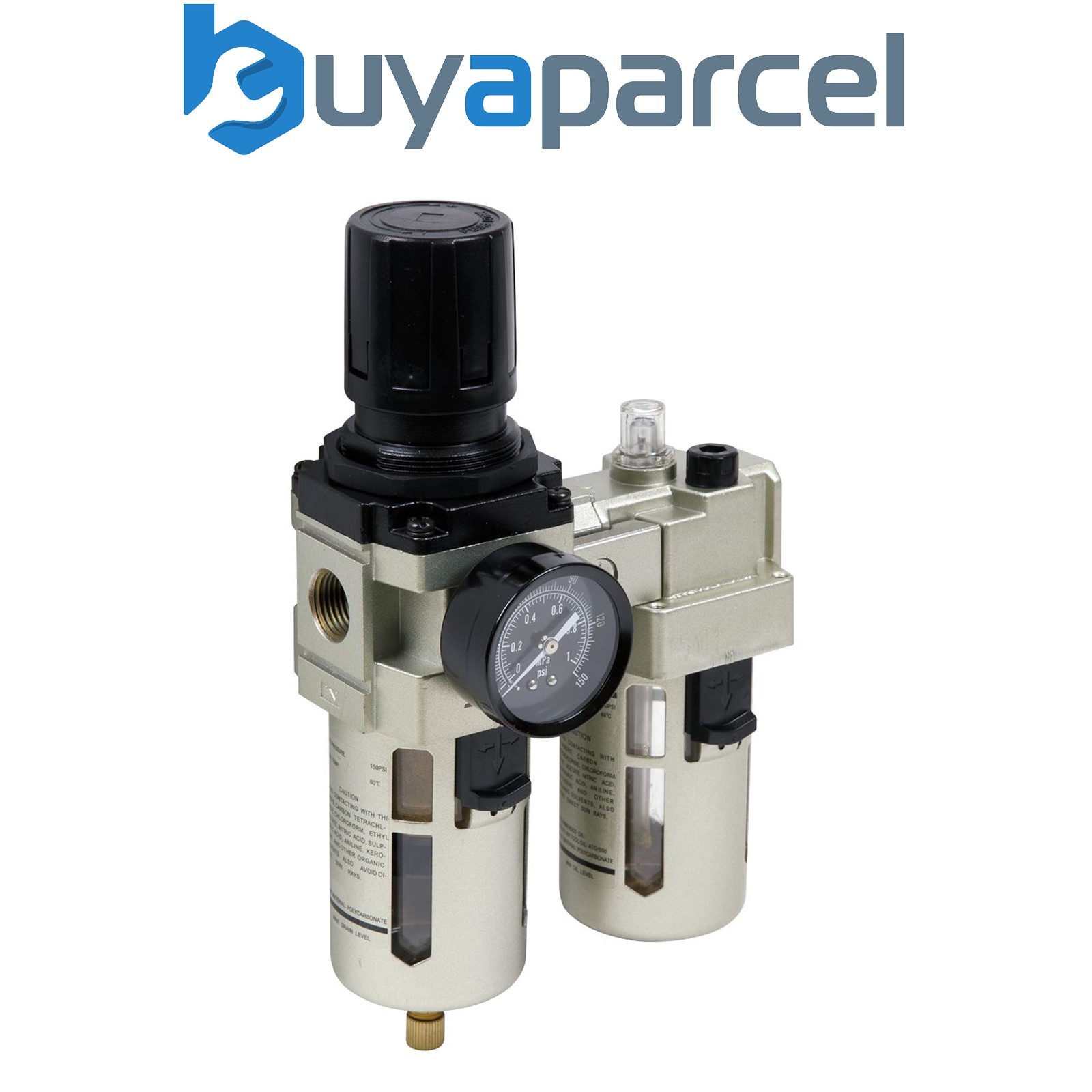 Sealey SA206 Air Filter/Regulator/Lubricator Max. Airflow 105cfm