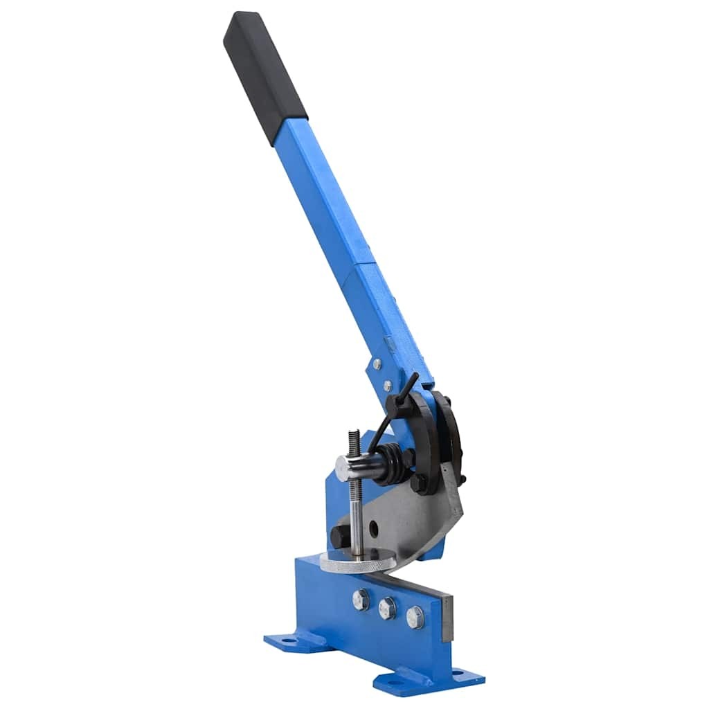 Hand Lever Shear 125mm Blue Rebar Metal Cutter Manual Shearing Machine vidaXL