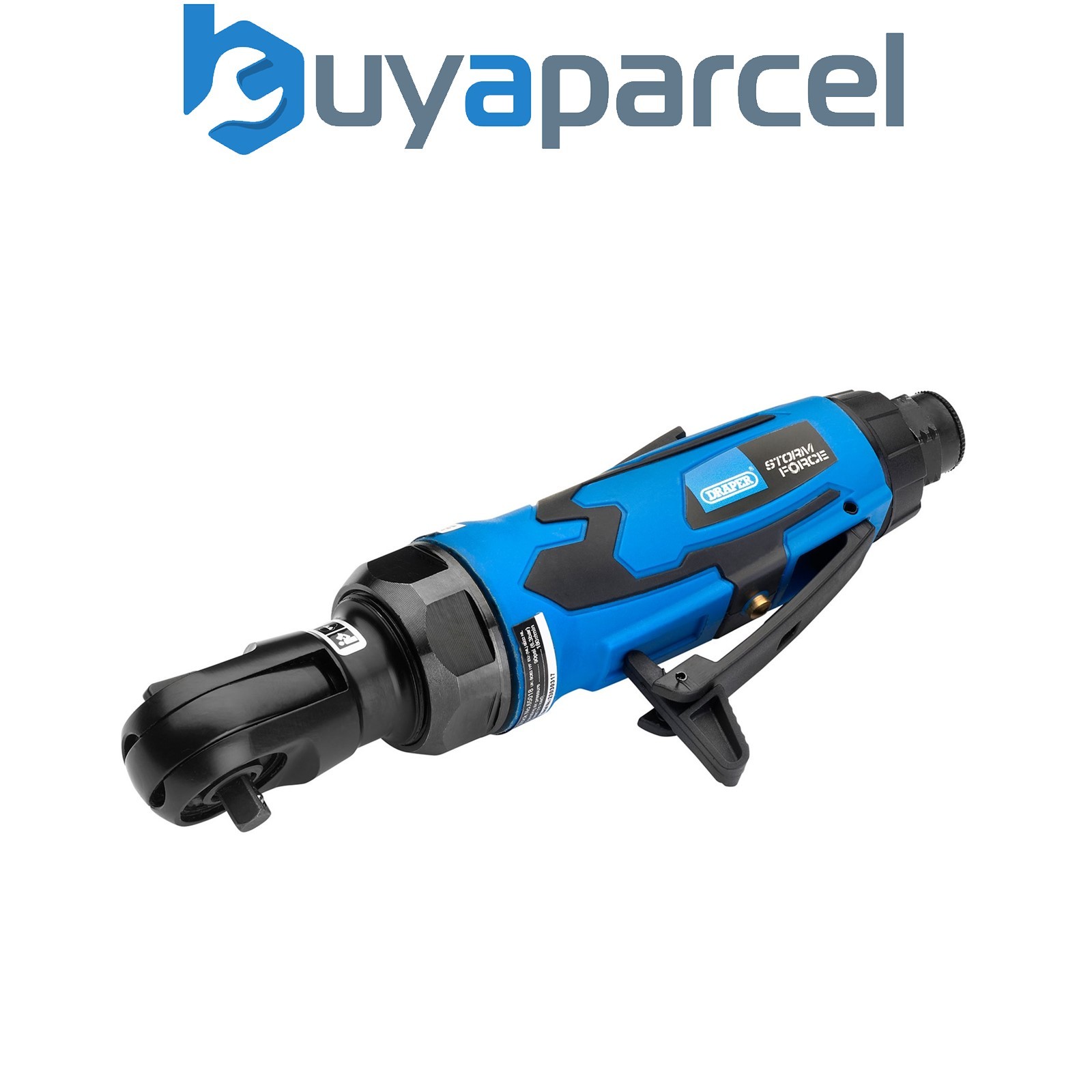 Draper 65018 Draper Storm Force Stubby Air Ratchet, 1/4" Sq. Dr.