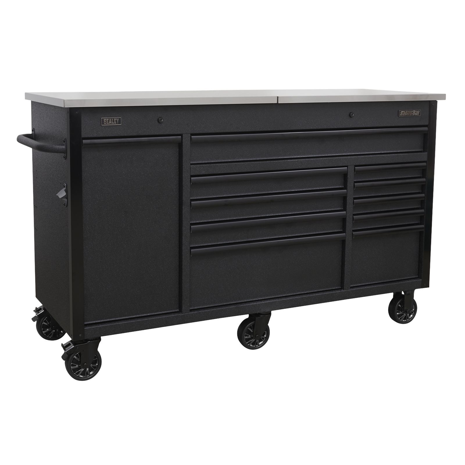 Sealey 1600mm Mobile Tool Cabinet With Power Tool Charging Drawer - AP6310BE
