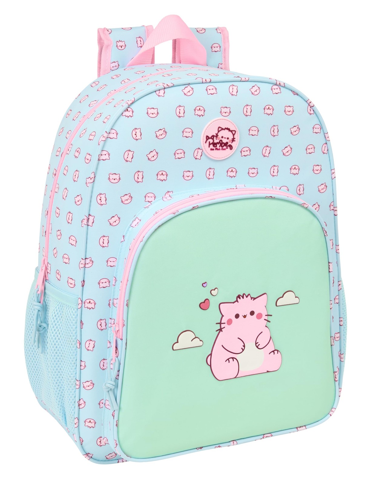 PEMBE THE PINK CAT – Children's School Backpack, Children's Backpack, Adaptable