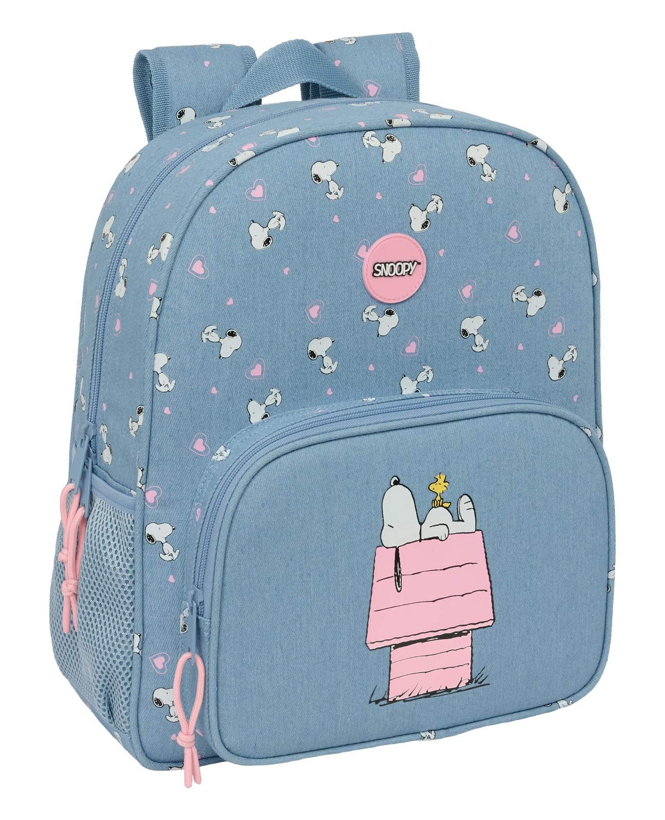 SNOOPY – Children's School Backpack, Adaptable to Trolley, Ideal for School Chil