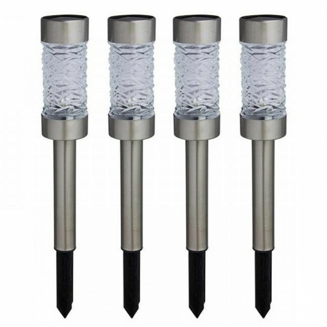 Smart Garden Solar Powered Montana Stake Lights 4 Pack Super Bright Lumen