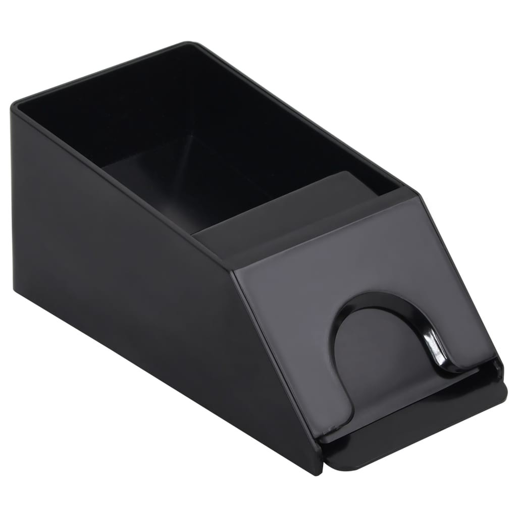 Card Shoe Playing Dealing Blackjack Dealer Black 2 Decks vidaXL