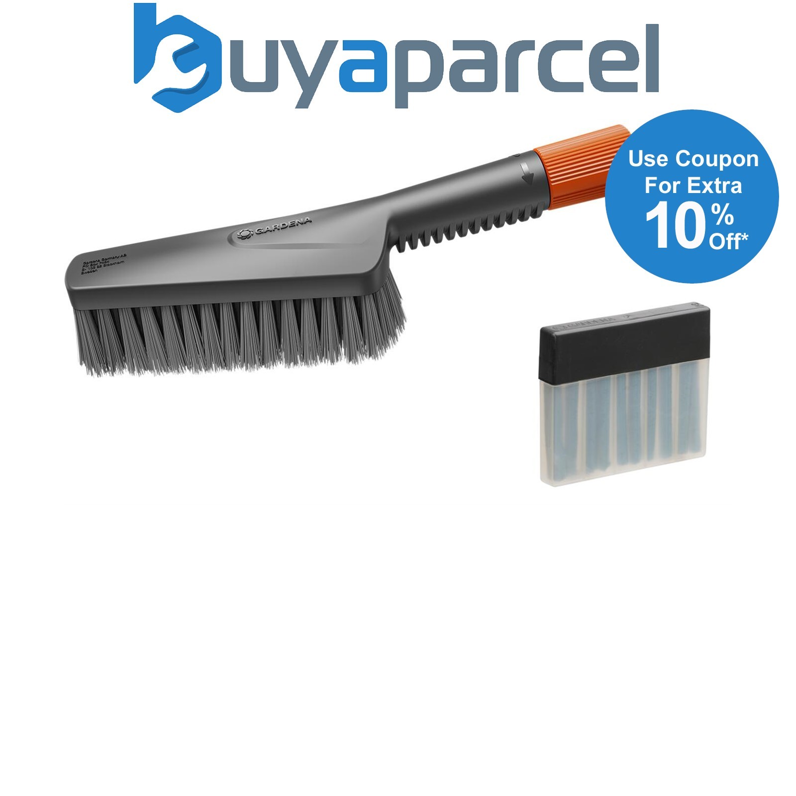 Gardena Cleansystem Hand Brush Soft S Wash Set & Soap Shampoo Sticks Window