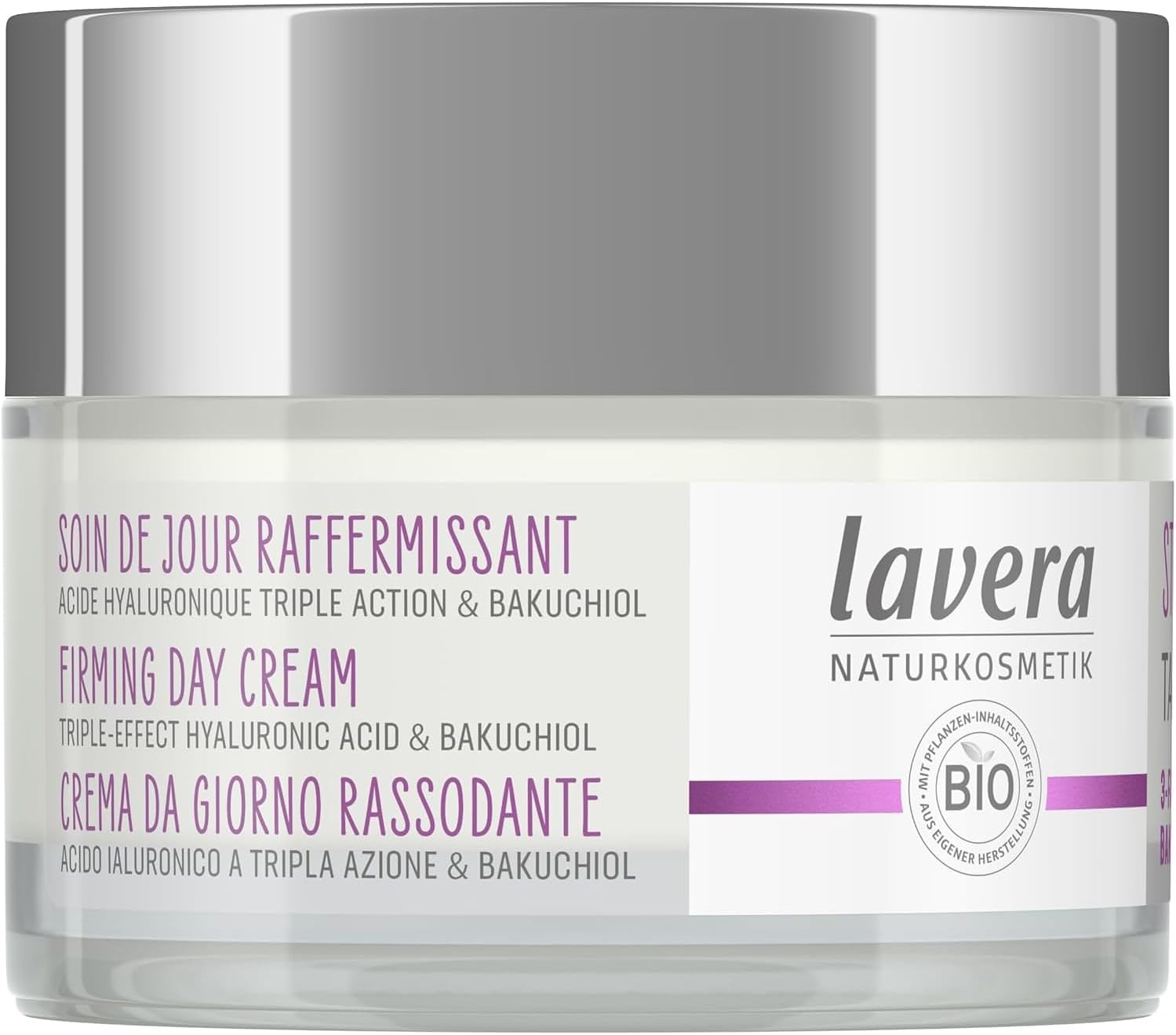 lavera Firming Day Cream - Anti-Wrinkle, Hyaluronic Acid and Bakuchiol - Reduce
