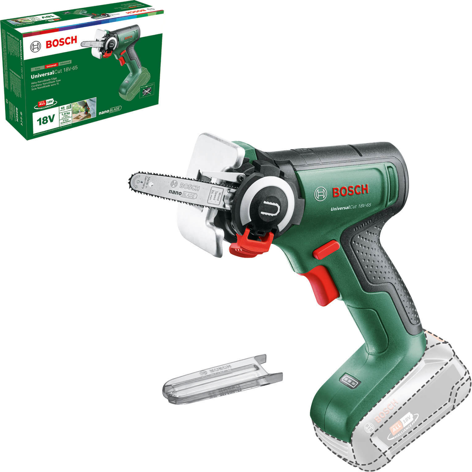 Bosch UNIVERSALCUT 18V-65 P4A 18v Cordless Nanoblade Saw No Batteries