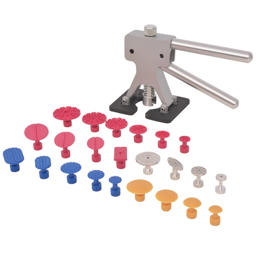 24 Piece Paintless Dent Repair Lifter Set Stainless Steel Tool vidaXL