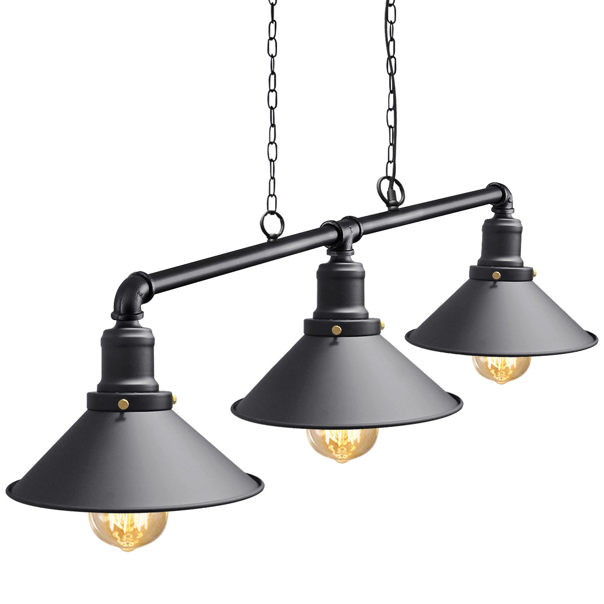 Industrial Steam Punk 3 Way Over Table Light Indoor Ceiling Hanging Light M0053