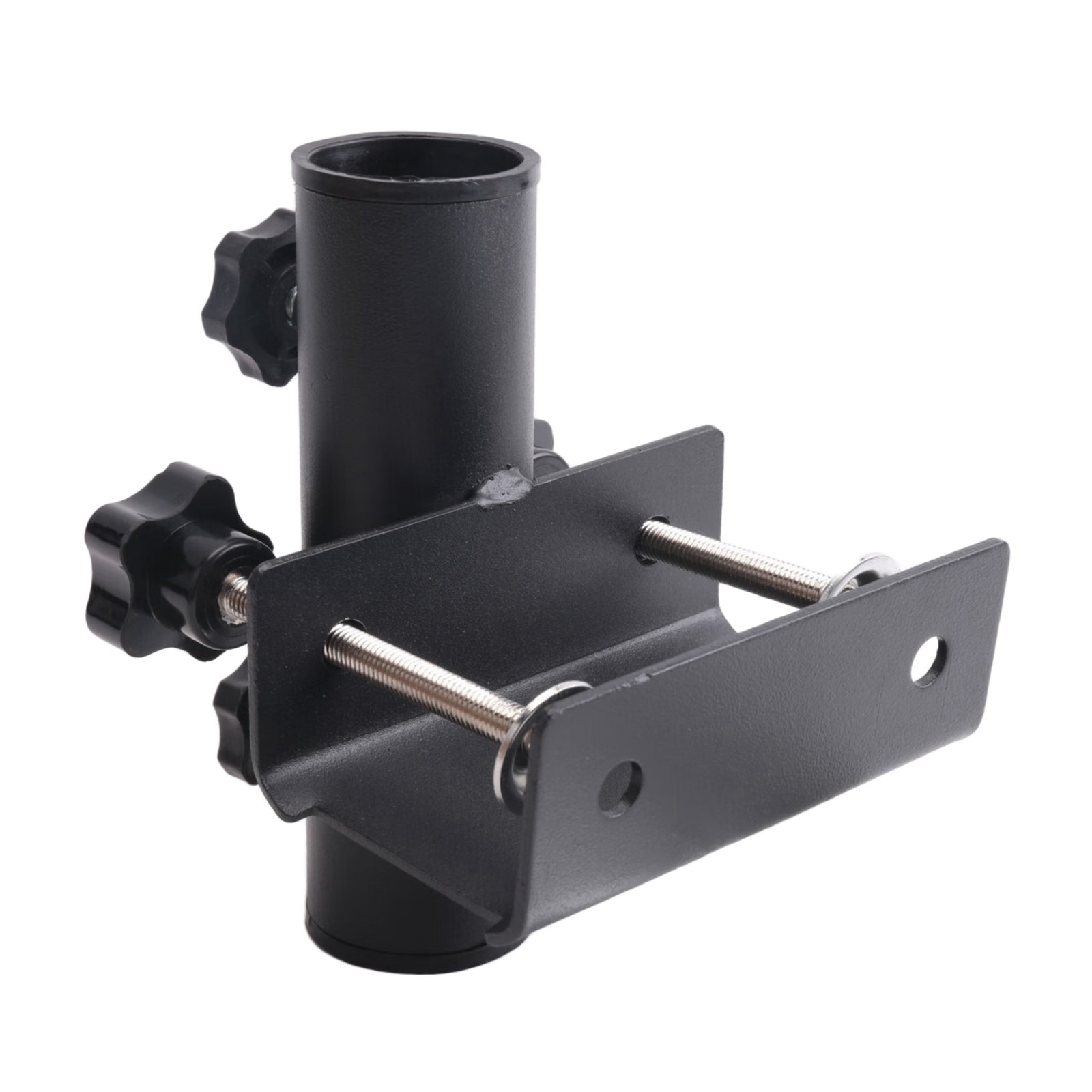 Garden Courtyard Parasol Stand Umbrella Holder Clip RV Flagpole Holder F2V88293