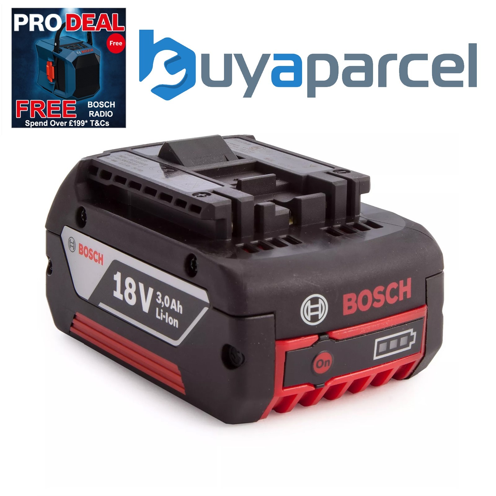 Bosch 18v 3.0Ah Li-ion Coolpack Battery Lithium Ion Cordless 3.0ah Cool Pack