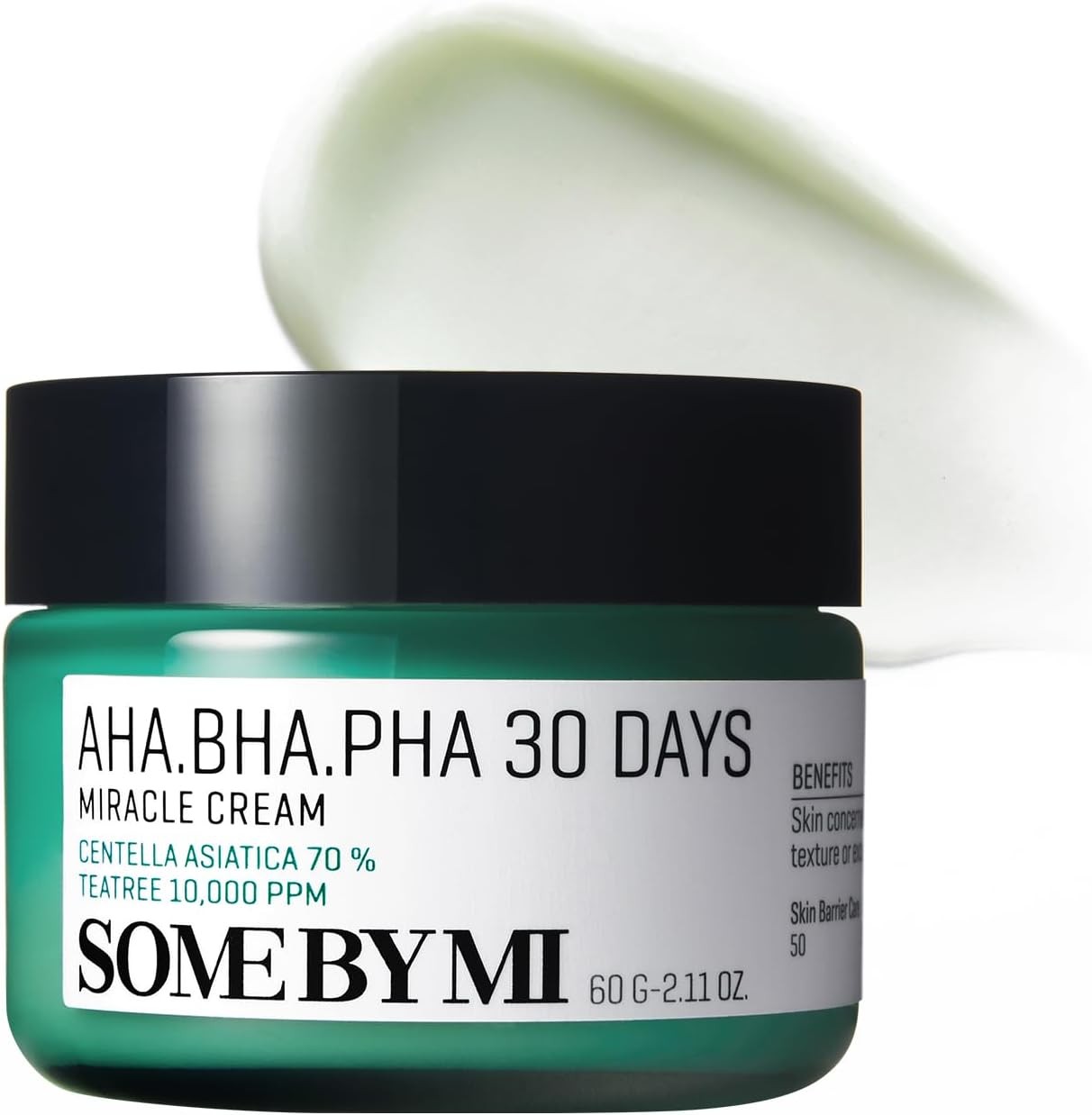 SOME BY MI AHA BHA PHA 30 Days Miracle Cream 60ml - AHA BHA Exfoliating Face Mo