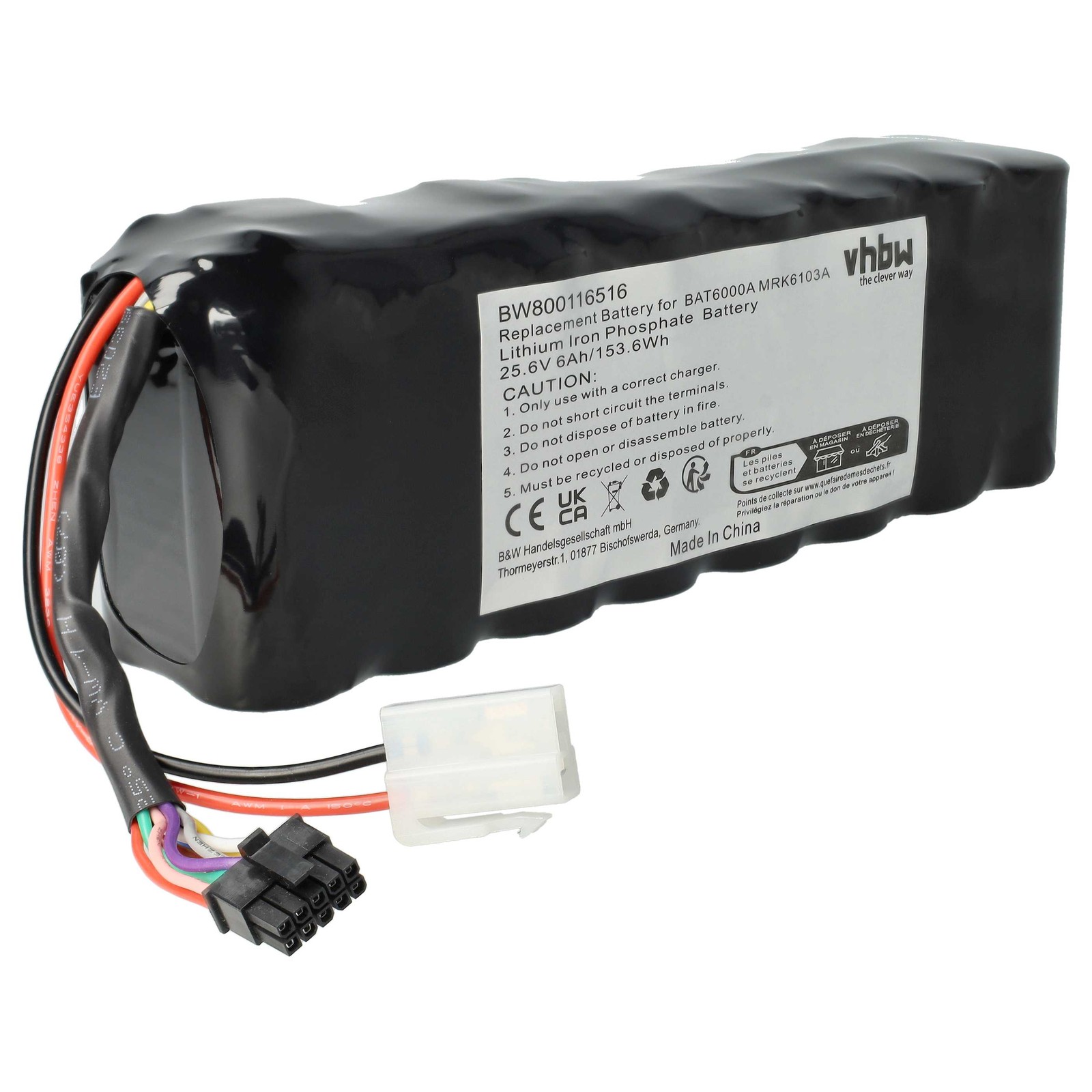 Battery for Wolf Garten Loopo RS612 RS622 RS635 6000mAh 25.6V