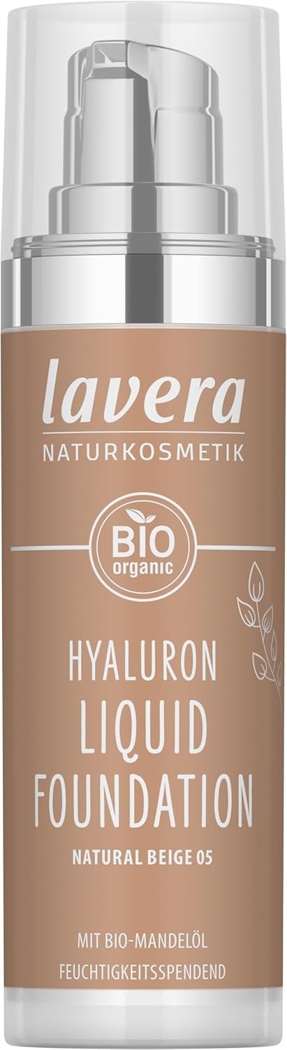 lavera Hyaluron Liquid Foundation - Natural Beige 05 - natural cosmetics - Vega