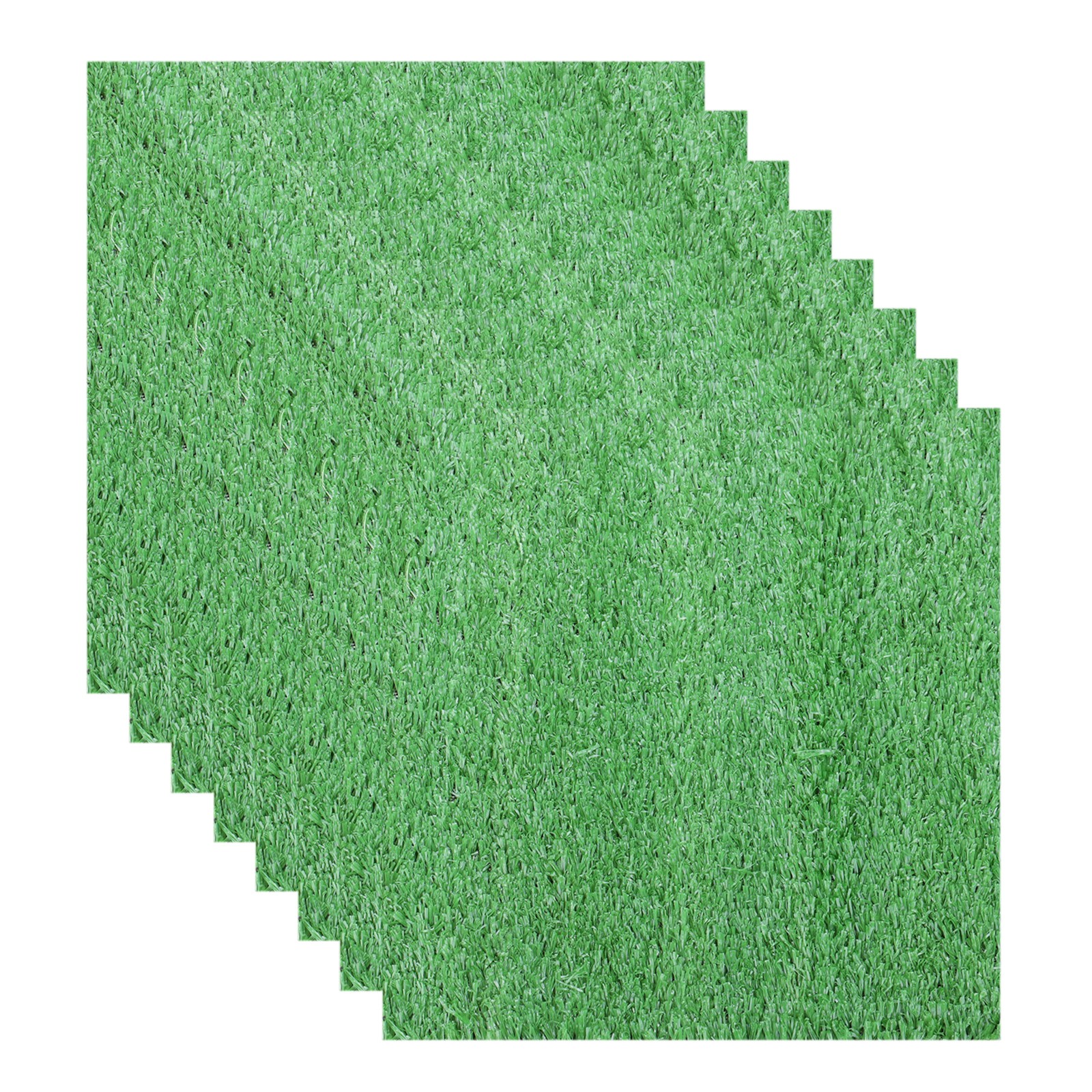 Artificial Grass Turf Mat, 12x12x0.06 Inch Fake Grass Rug Carpet, 12Pcs