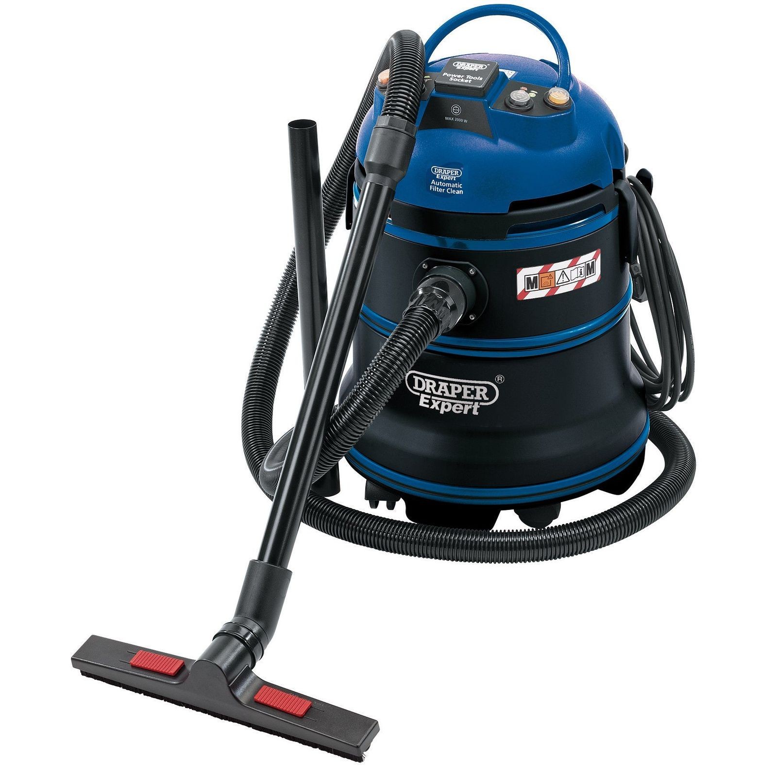 1x Draper Expert 35L 1200W 230V M - Class Wet And Dry Vacuum Cleaner - 38015