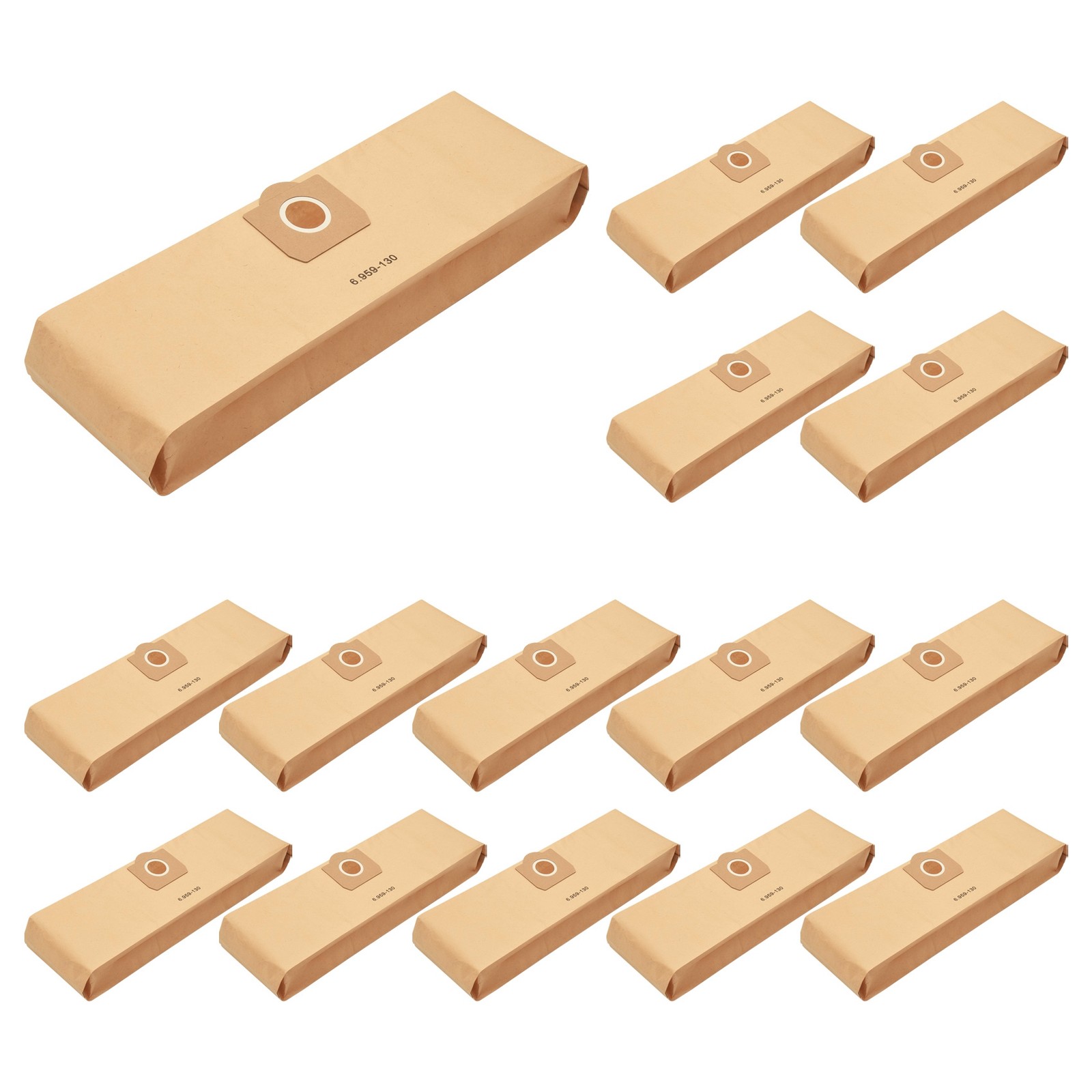 15 Pcs Vacuum Cleaner Bag for 6.959-130.0 Bags for A2201 WD3 Bag Wet &4509