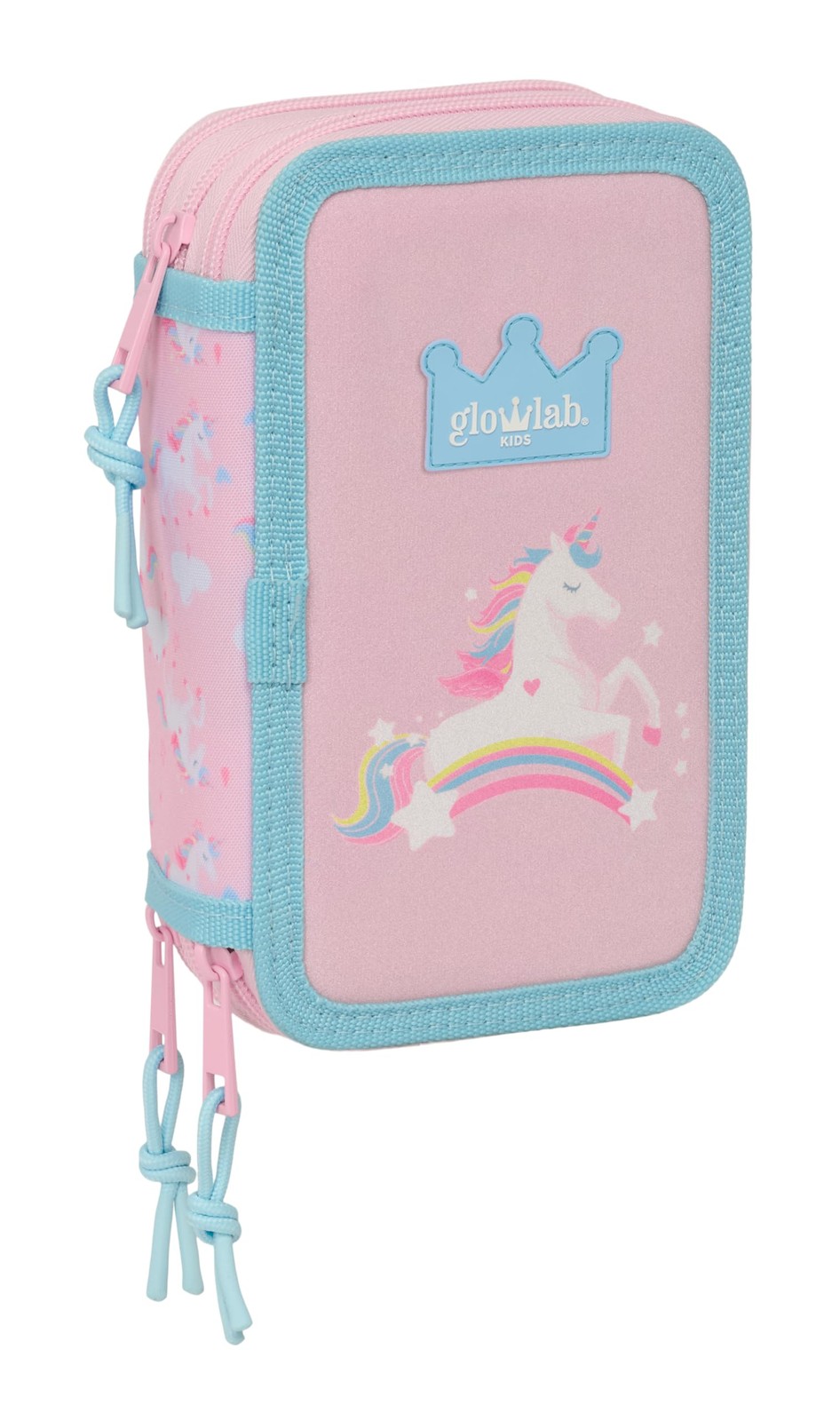 GLOWLAB KIDS – School Pencil Case with 37 Tools Included, Children's Pencil Case