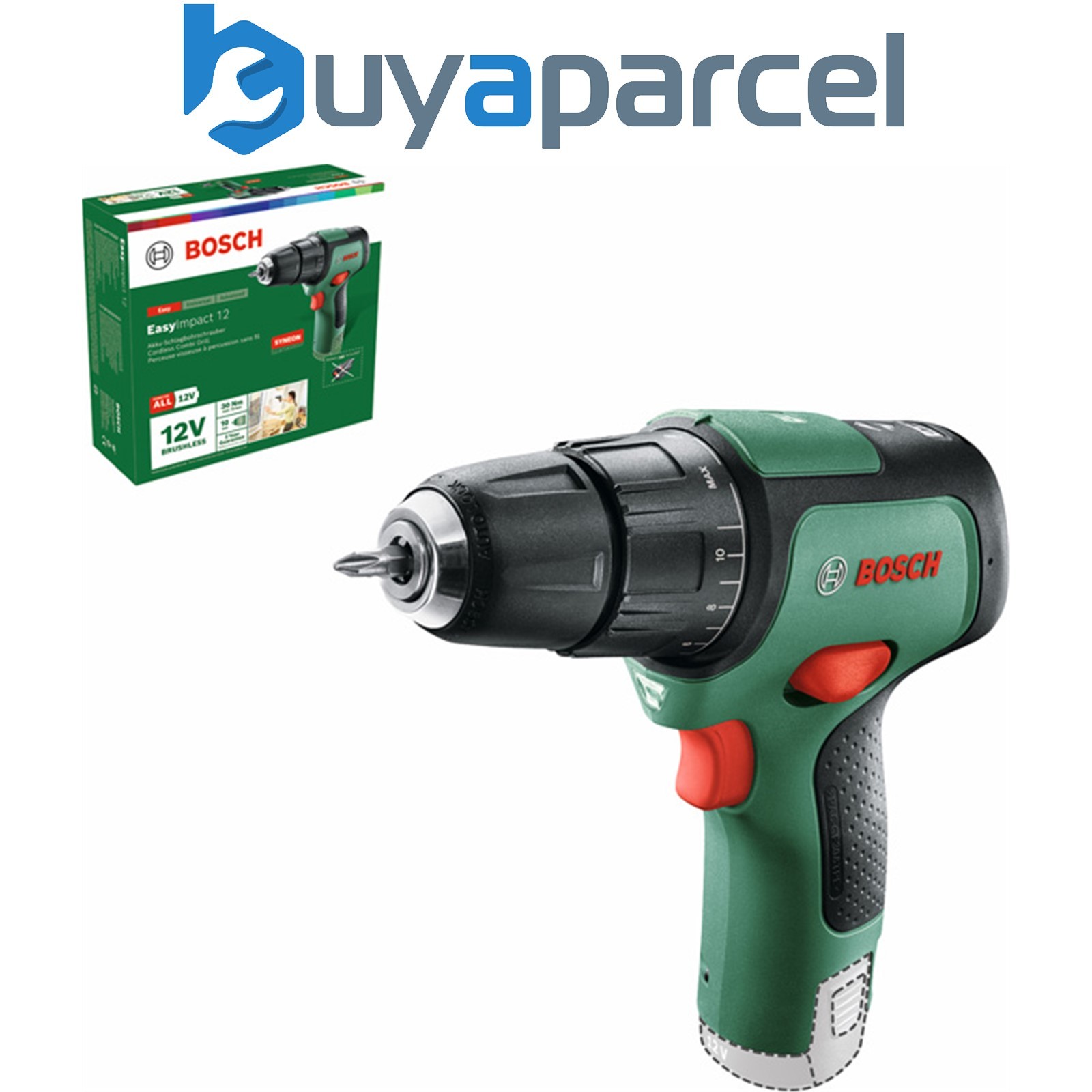 Bosch Cordless Drill/Driver EasyImpact 12 Carton box 06039B6106