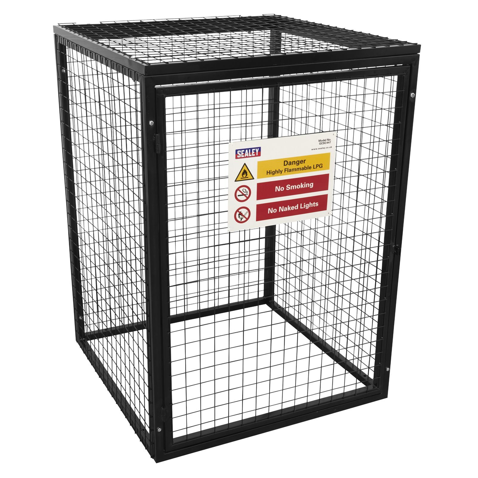 Sealey Safety Cage - 4 x 47kg Gas Cylinders - GCSC447