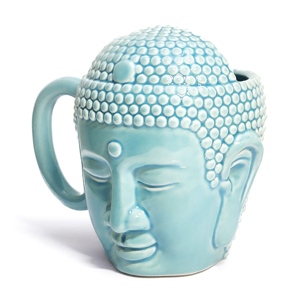 10X(Coffee Cup Tathagata Buddha Shape Buddha'S Head Cup Buddha Head Cup6378