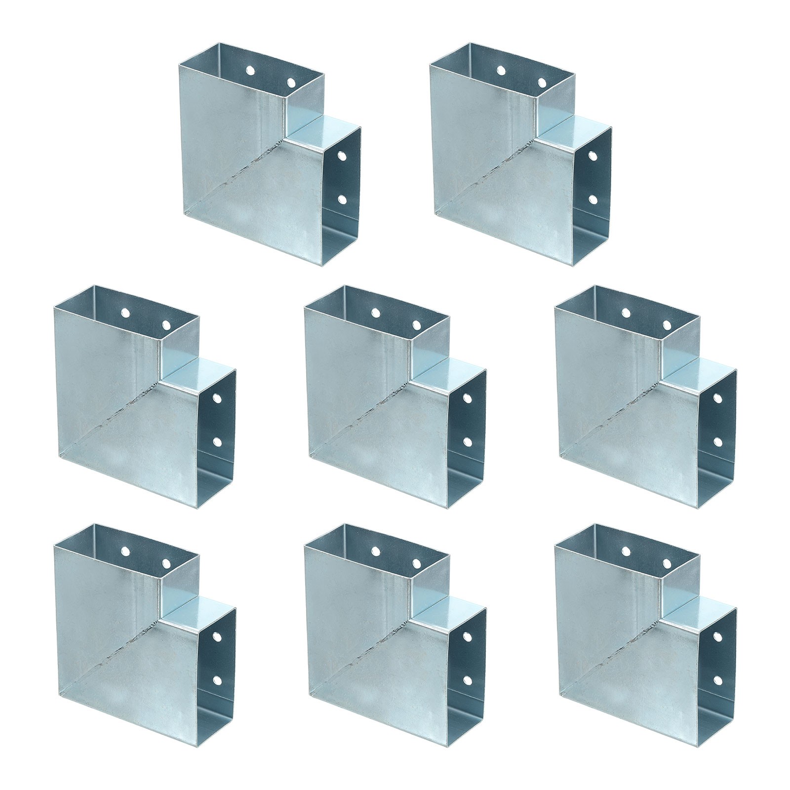 2-Way Gazebo Brackets Kit, Angle Bracket for 1.6" x 3.1" Lumber (8 Pack)