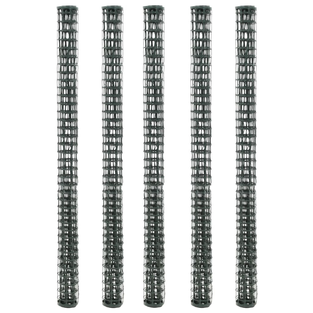 5x Garden Fence Meshes HDPE 1x1.2m Green Outdoor Livestock Enclosure vidaXL