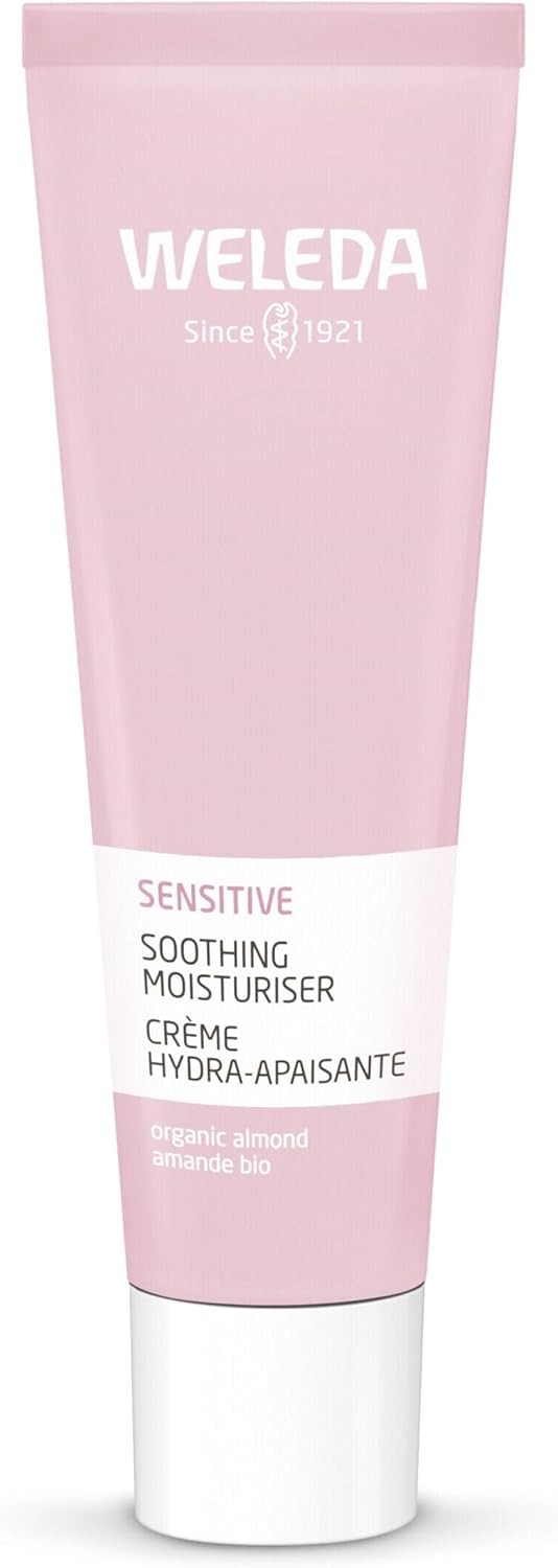 Weleda Sensitive Care Facial Cream, Organic Face Cream w. Natural Almond Extrac
