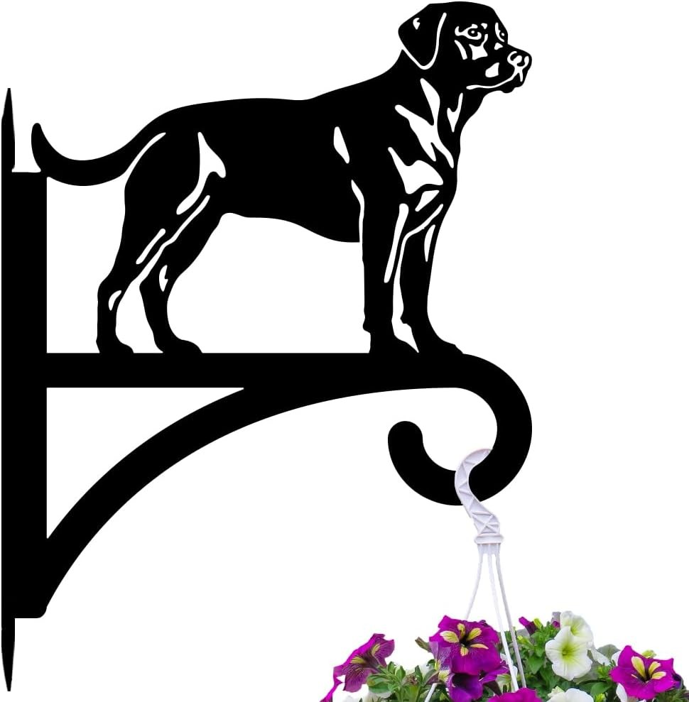 peacoblue Iron Plant Hangers Hooks Large 30x40cm for Outdoor Indoor Hanging Pla