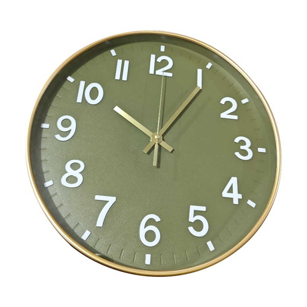 Wall Clock 12 Inch Silent Wall Clocks Battery Operated for Kitchen Office1837