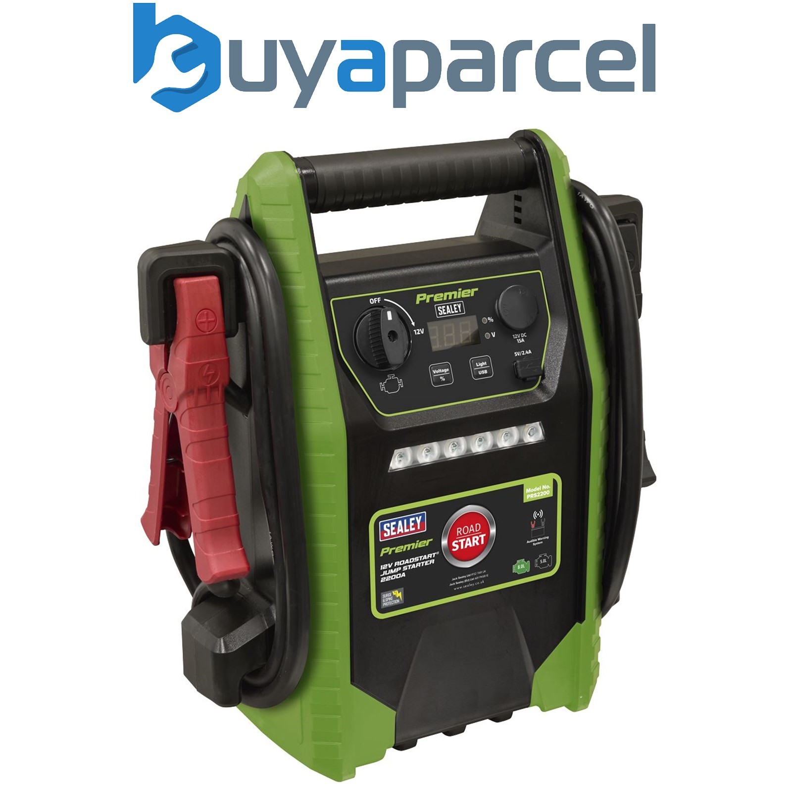 Sealey PRS2200 Premier 12V RoadStart Jump Starter 2200 Peak Amps