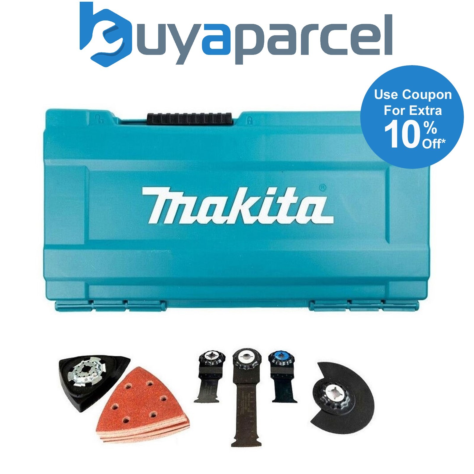 Makita Starlock Multi Tool 36 Piece Set Plunge Segment Blade Sanding Sheet DTM52