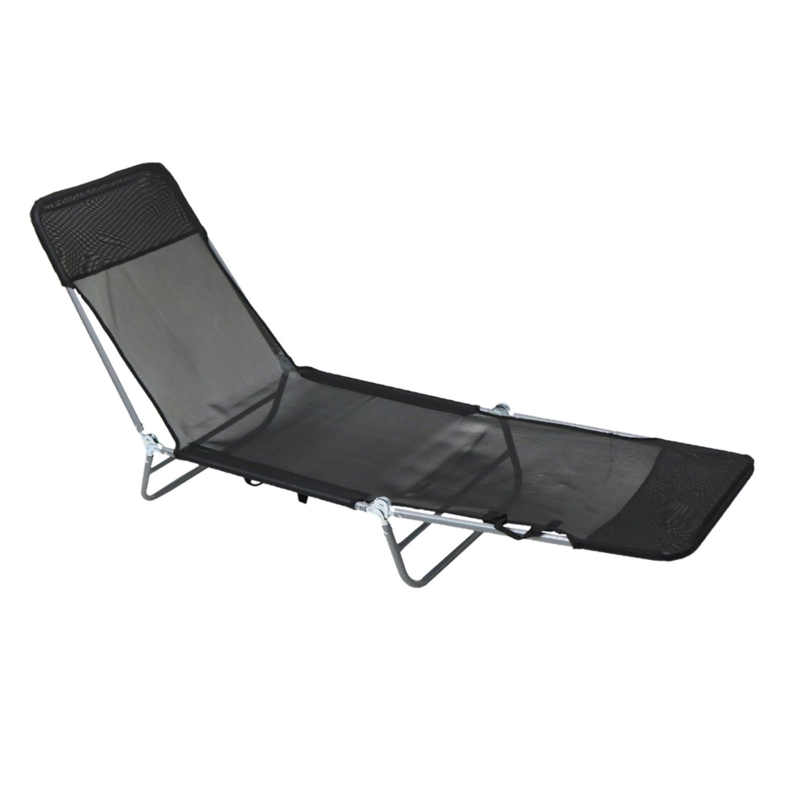 NEW! Folding Reclining Sun Lounger Beach Garden Camping Bed Chair