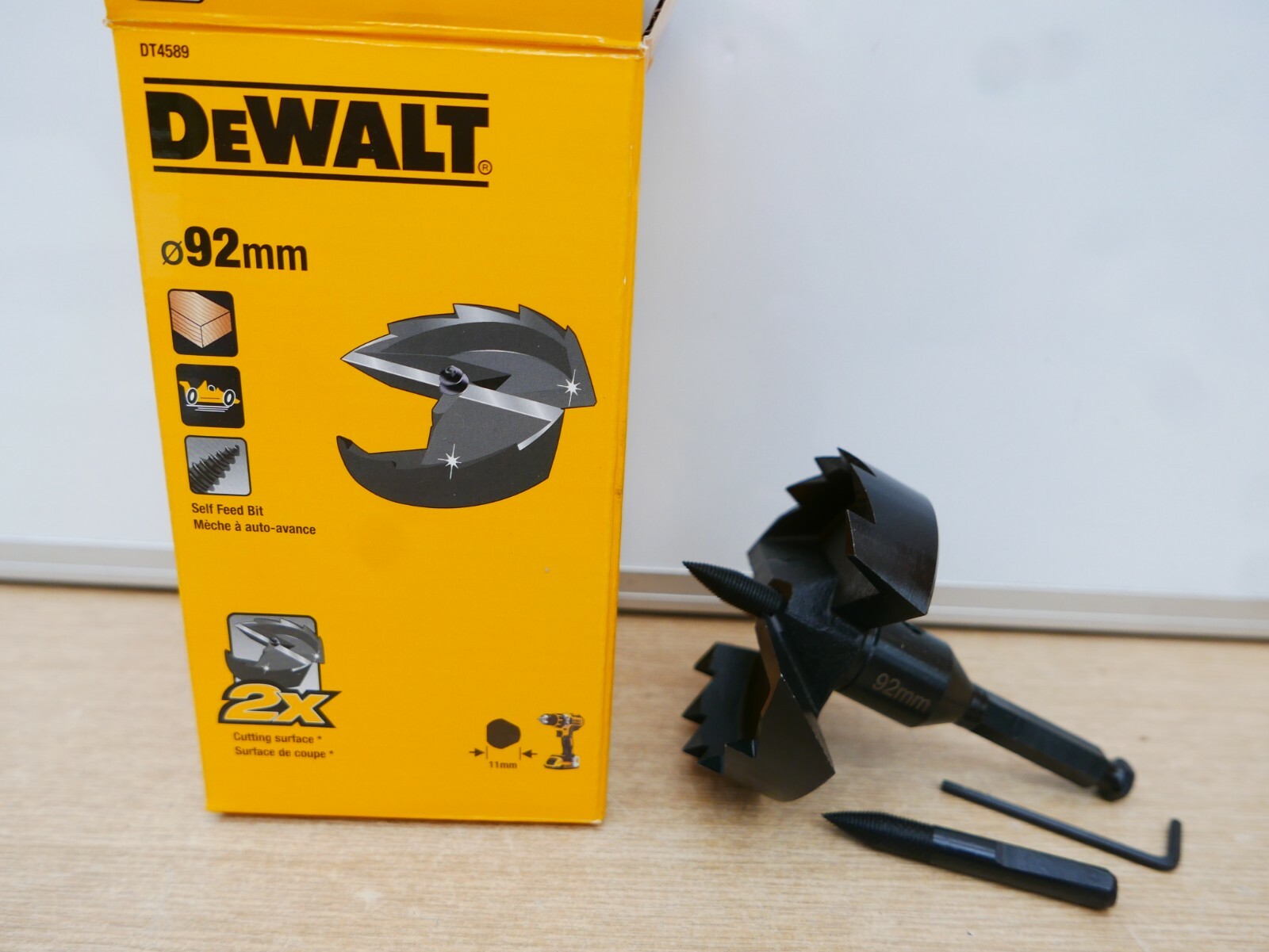 DeWALT DT4589 92MM SELF FEED WOOD AUGER DRILL BIT