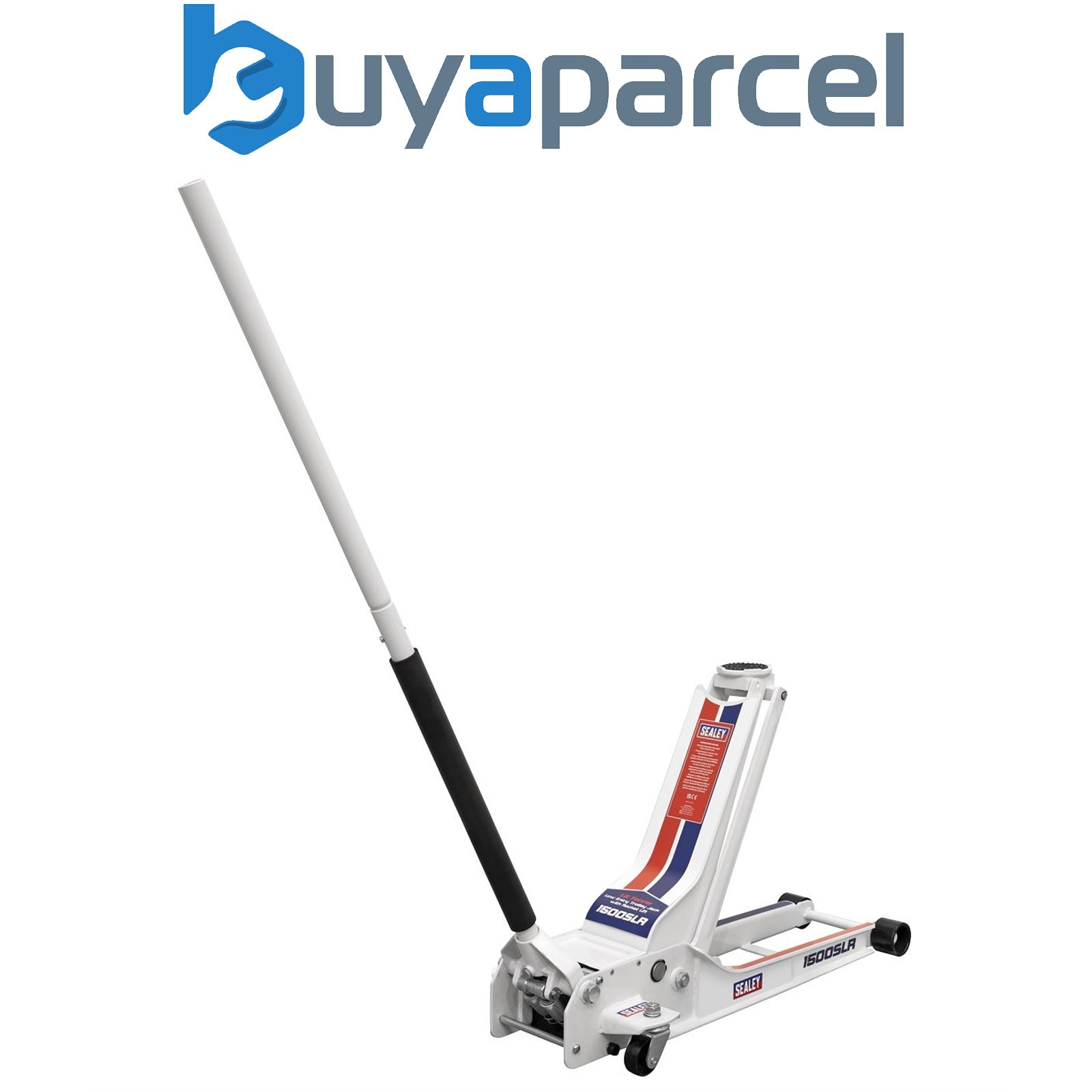 Sealey 1500SLR Low Profile Long Reach Rocket Lift Trolley Jack 1.5 Tonne
