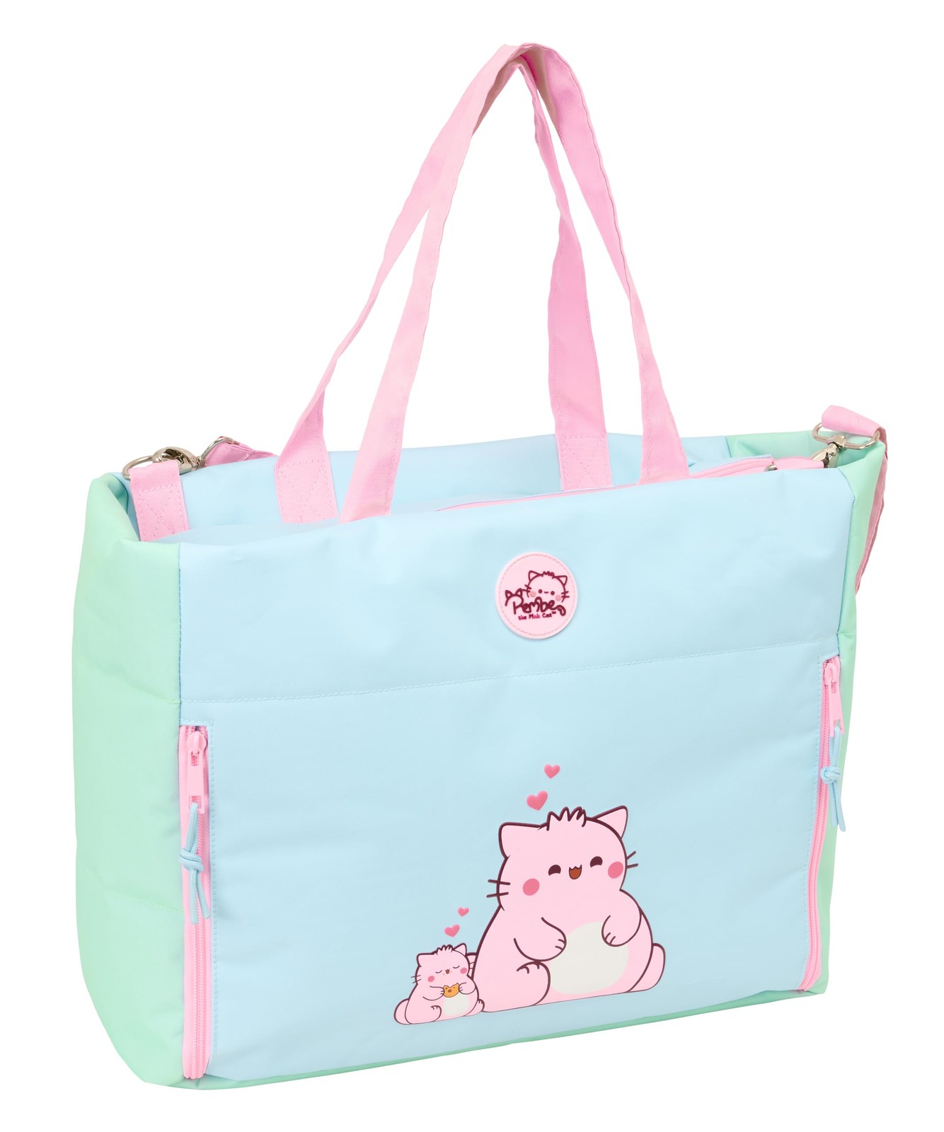 PEMBE THE PINK CAT - Laptop Bag 14.1'' with Pocket, Backpack, Ideal for Children