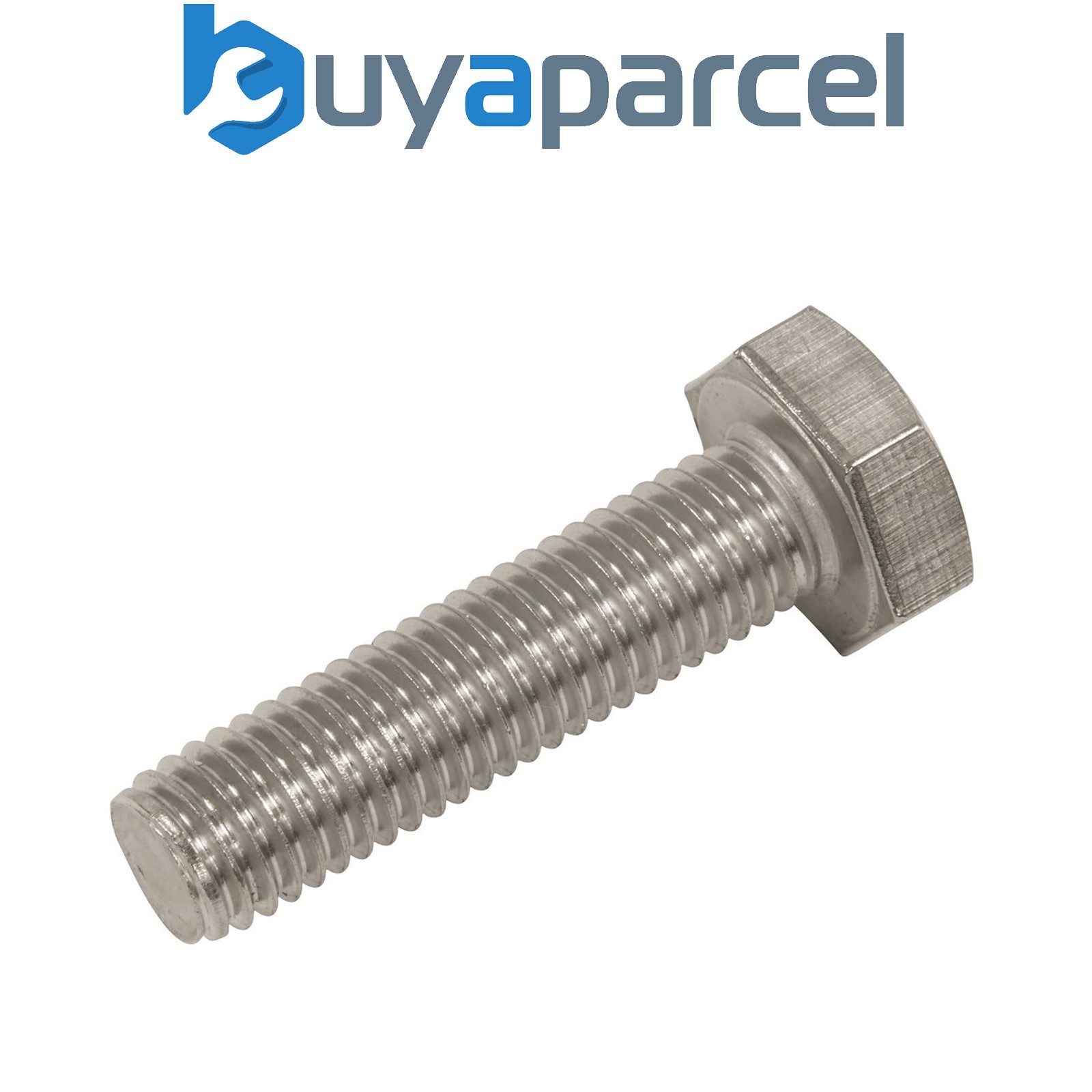 Sealey S1040 Stainless Steel Hex Head Set Screw DIN 933 - M10 X 40 A2 - Pack of