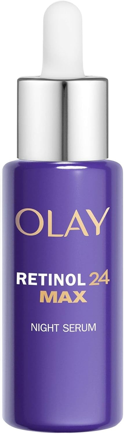 Olay Retinol 24 MAX* Night Serum for Face, Skincare with +40%* Glycerin. Anti A