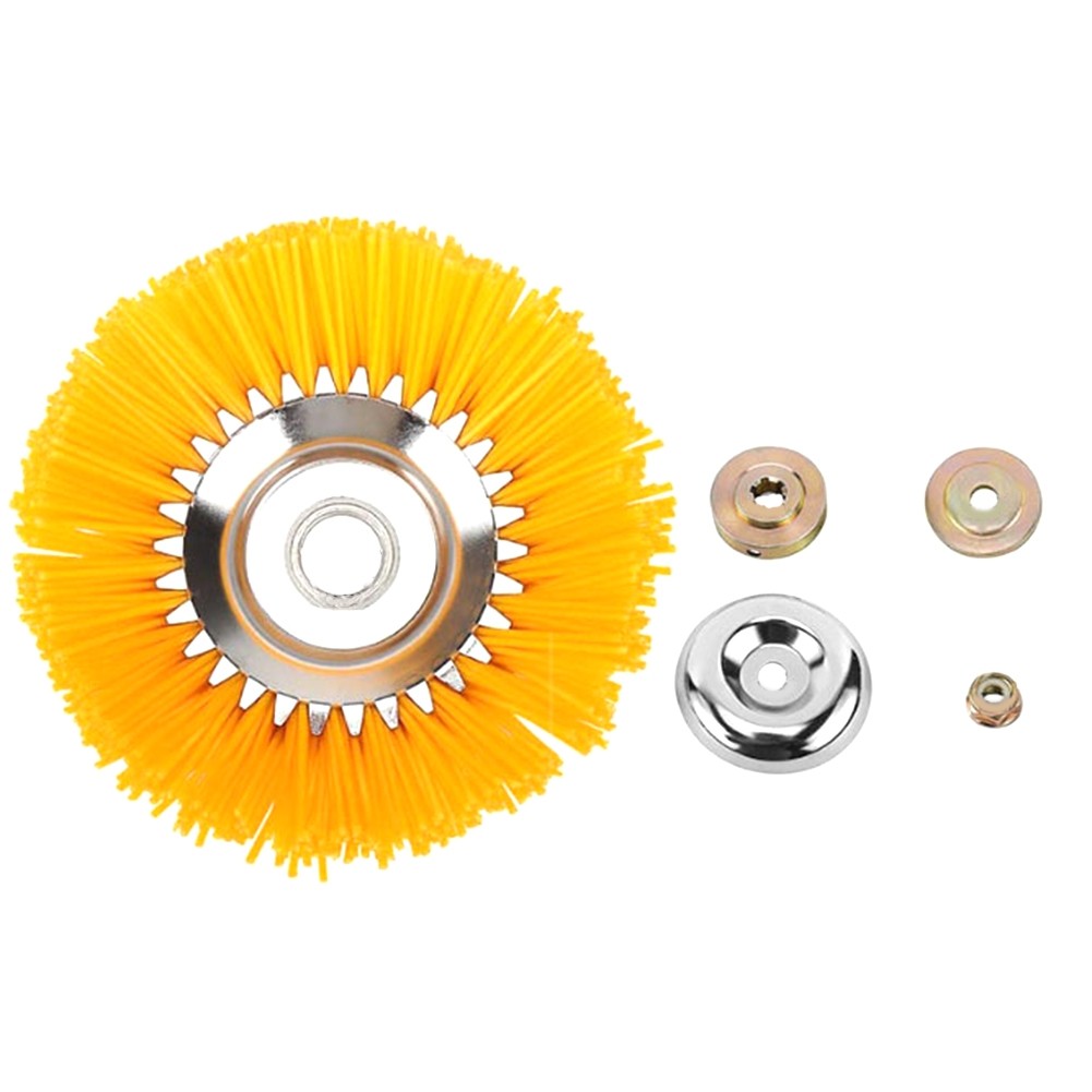8 Inch Universal Grass Trimmer Head Nylon Wire Wheel Trimmer Brush Weeder2006