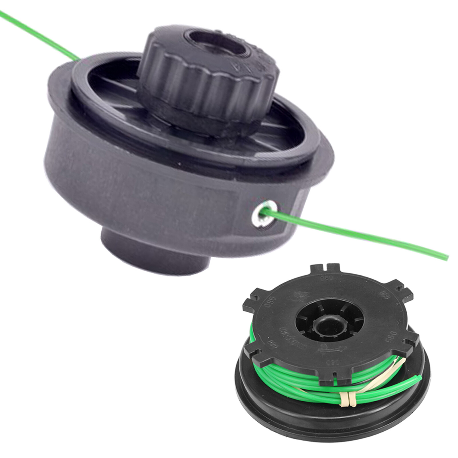 Double Twin Feed Compact Head & Line Spool for RYOBI Strimmer Trimmer 2 x Spools
