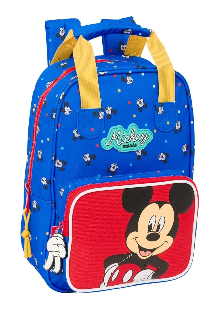 Safta MICKEY MOUSE GOOD DAY - Children's Backpack, with Handles, Adaptable to Ca