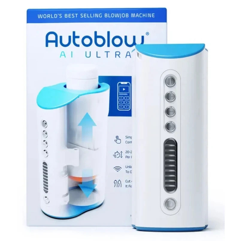 Autoblow Male Masturbator A.I Ultra Adjustable App Blow Job Machine USB Recharge