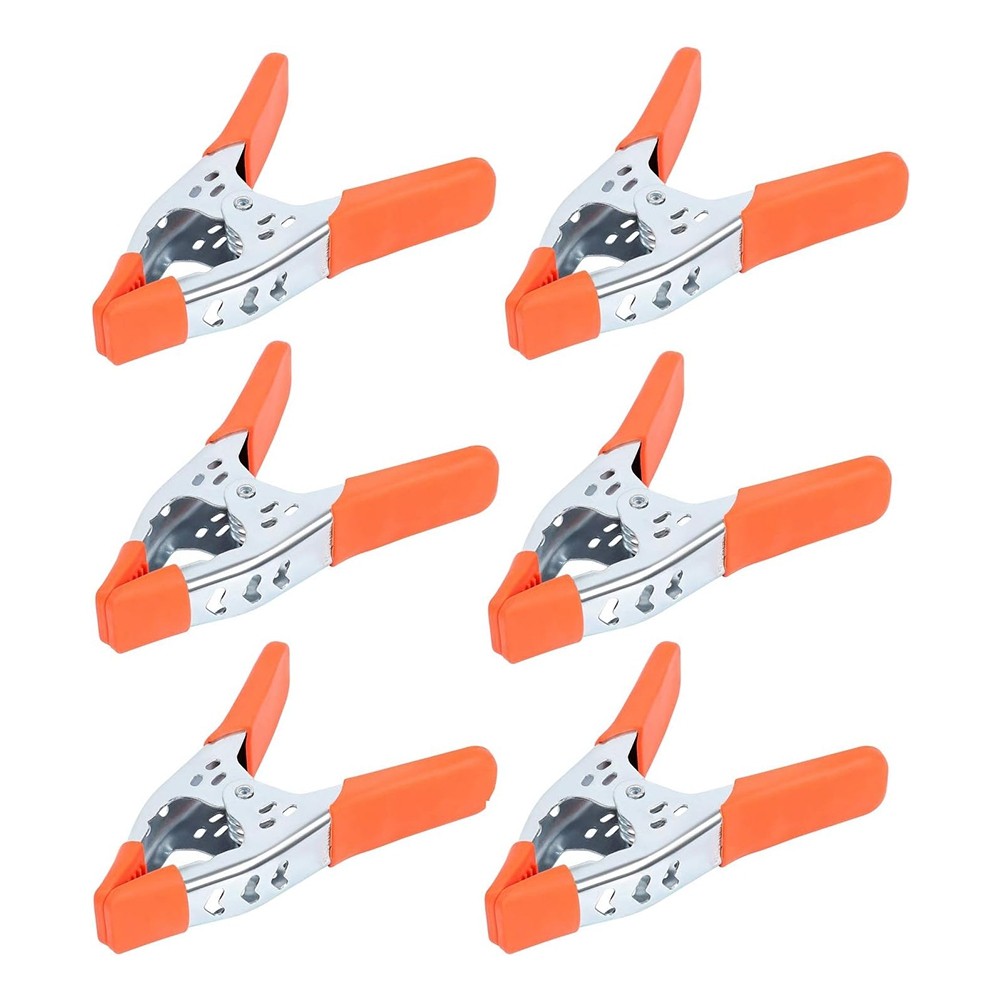 6pcs 6Inch Spring Clamp, Heavy Duty Spring Metal Spring Clamps, 2.5-Inch7290