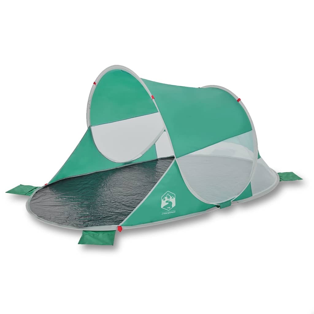 Beach Tent Lightweight Sun Shelter Sea Green Pop-up Waterproof vidaXL