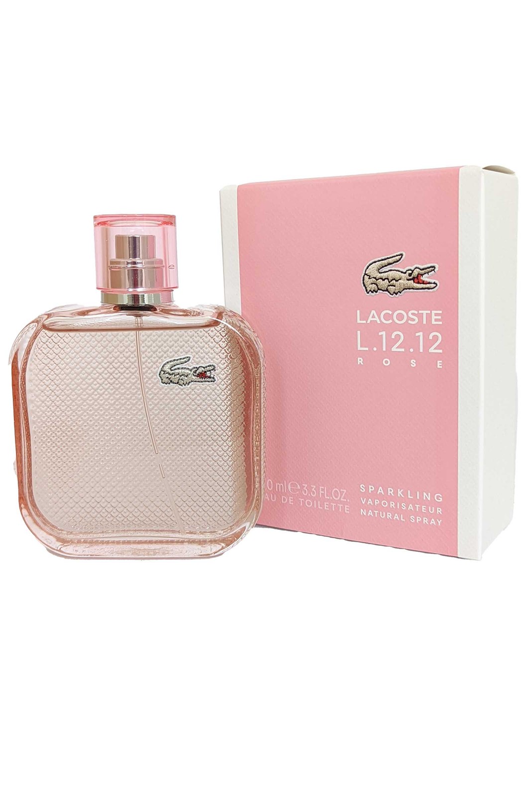 Lacoste L.12.12 Rose Eau de Toilette Spray 100ml Sparkling Womens Fragrance
