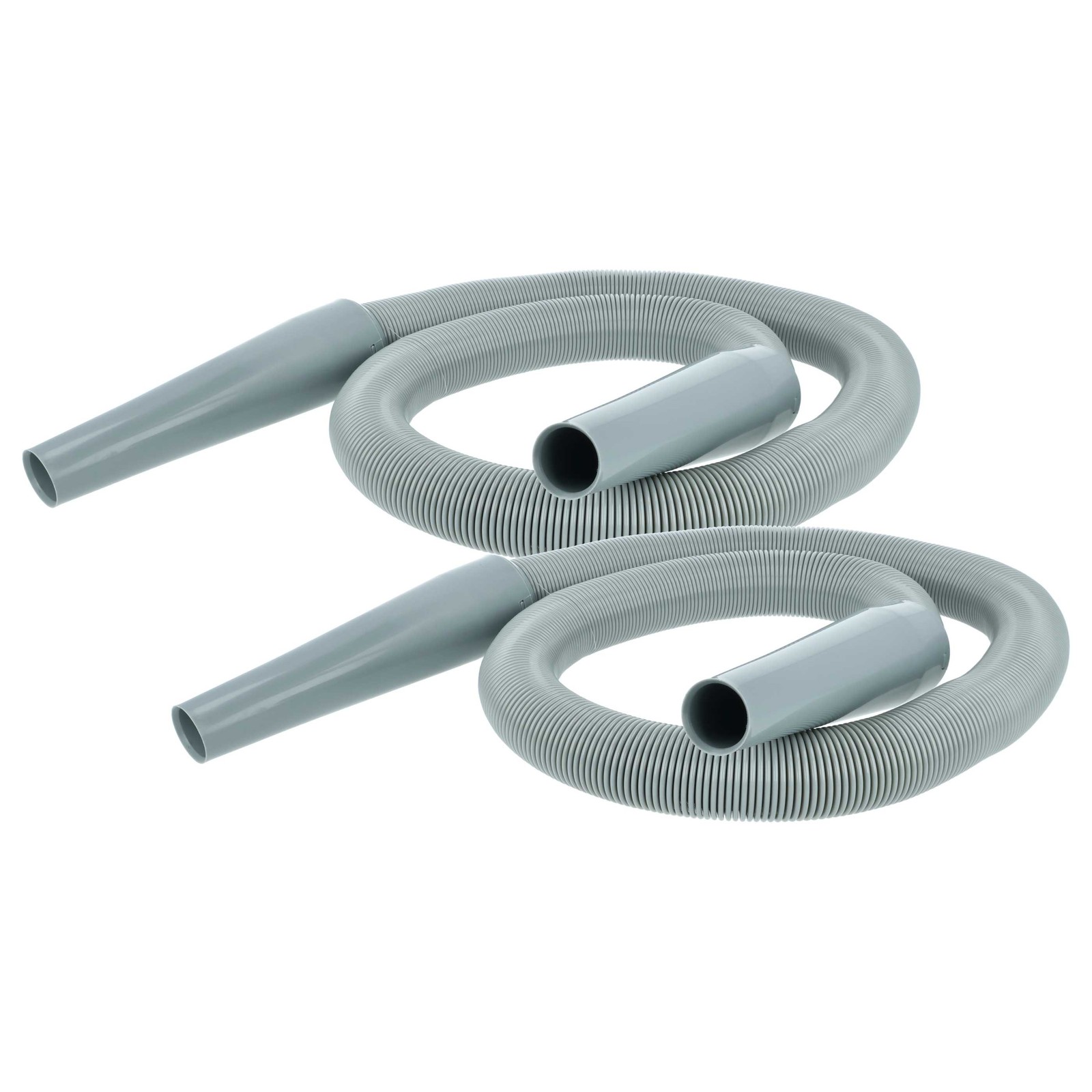 2x Universal Hoover Hose Extension for various Vacuum Cleaners 100cm-500cm